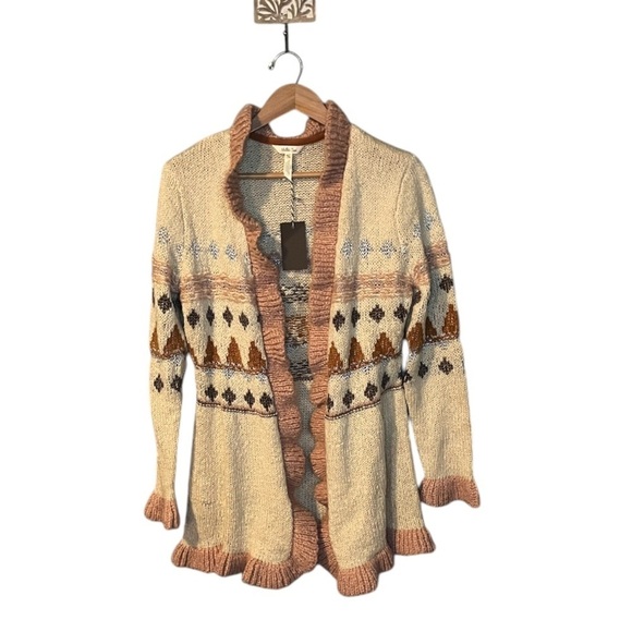 NWT Matilda Jane Wool Blend Jacie Ruffle Cardigan - Picture 2 of 11